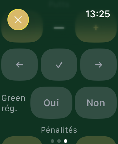Apple Watch · Green en régulation, pénalités